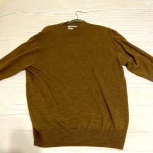 Peter Millar Merino Wool Sweater/turtleneck XL Brown